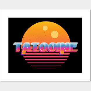 Tatooine Retro Posters and Art